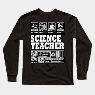 Science Teacher Long Sleeve T-Shirt